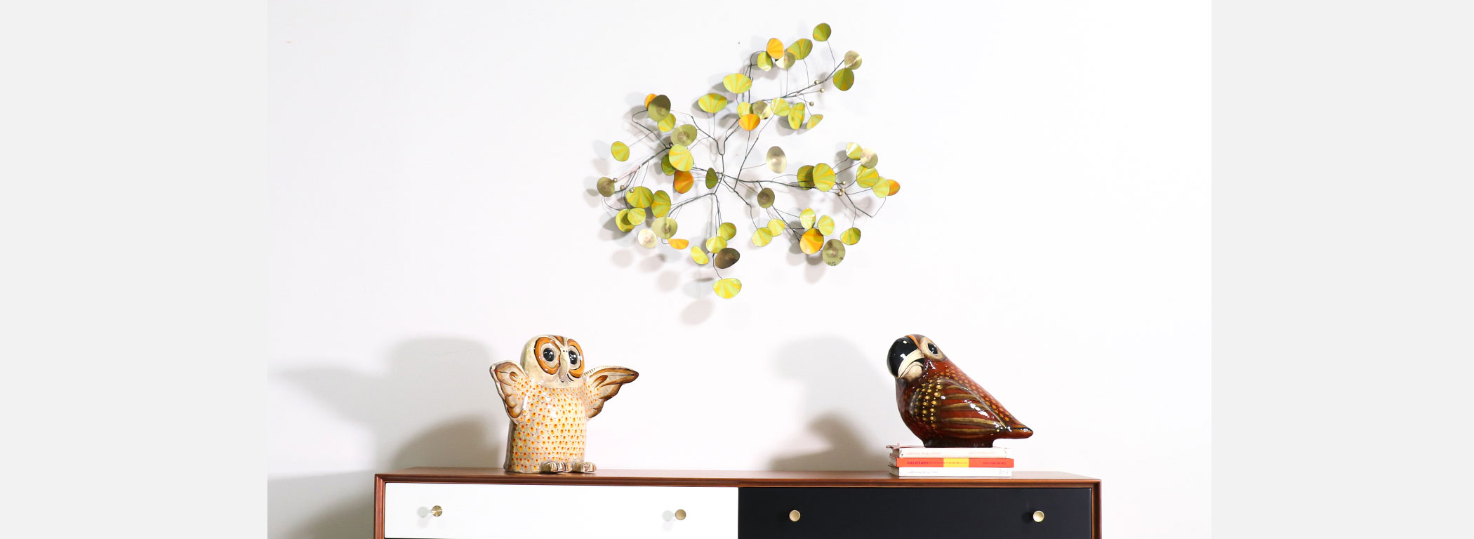 Mid-Century Mexican Folk Art Paper Mache Parrot Sculpture by Sermel Image