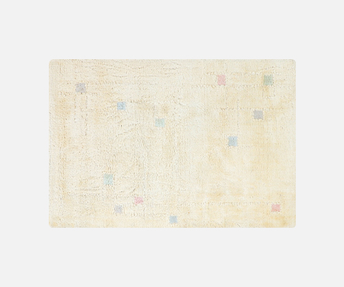 Danish Modern Hand-Knotted Tan Wool Rug by Rya | Danish Modern L.A.