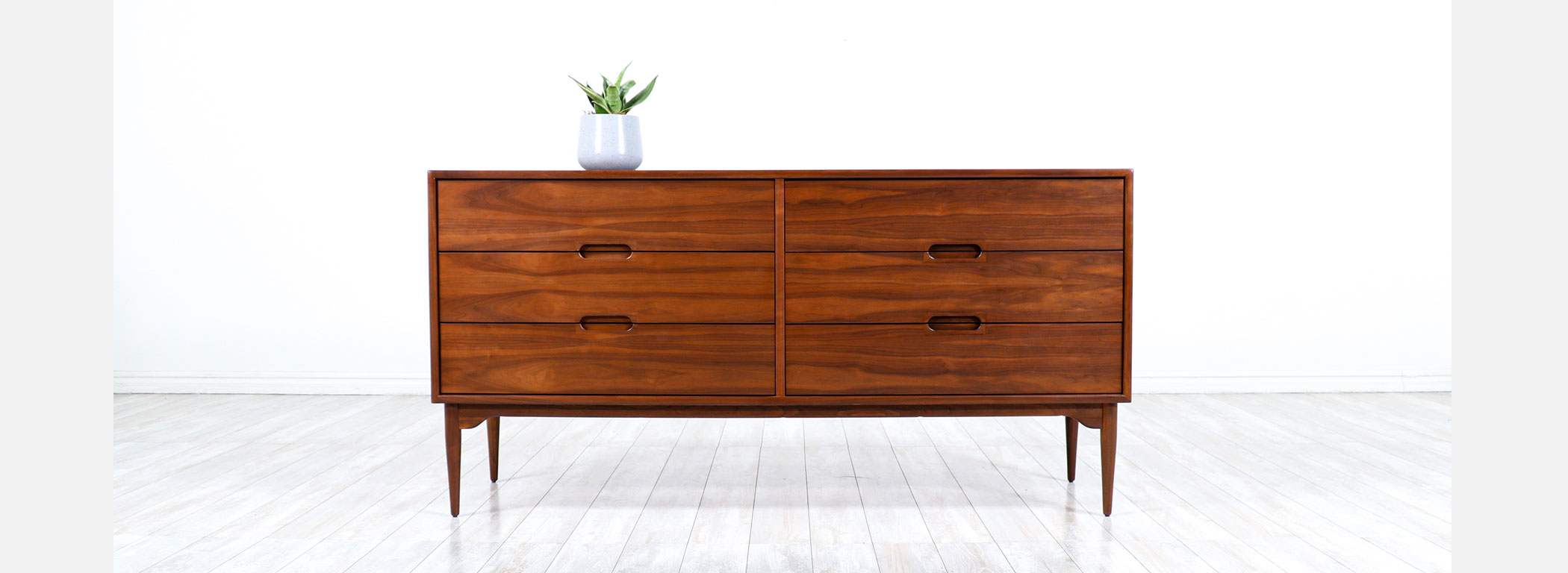 Mid-Century Modern Walnut Dresser by John Keal for Brown Saltman Image