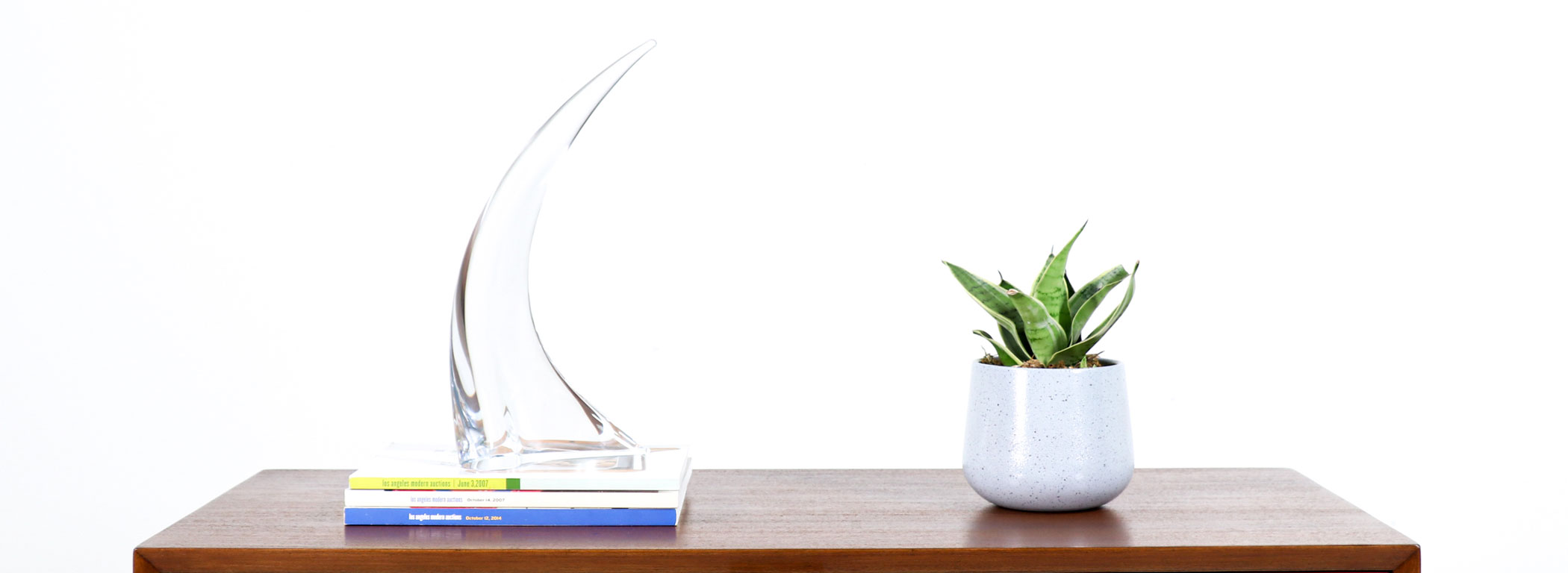 Swedish Modern Art Crystal Glass by Marcolin Image