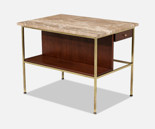 paul mccobb cigarette table or copy : r/ThriftStoreHauls Rare Brass and Vitrolite cigarette