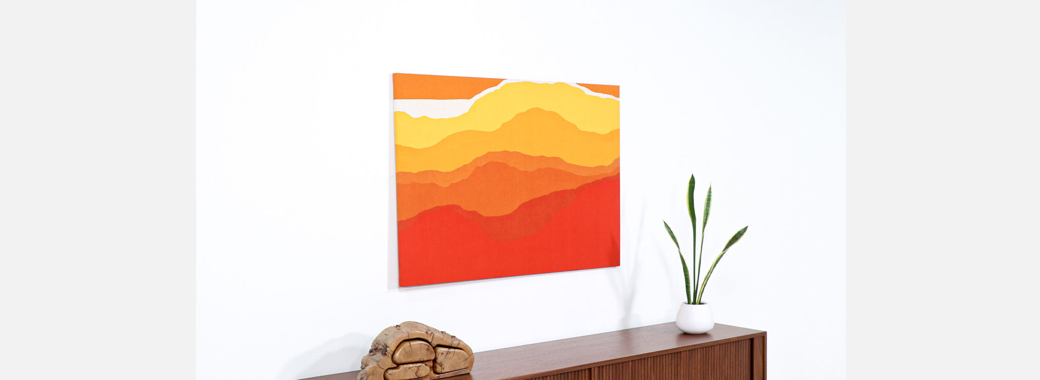 MidCentury Modern Textile Wall Art by Grant Allen for Alleniana Design