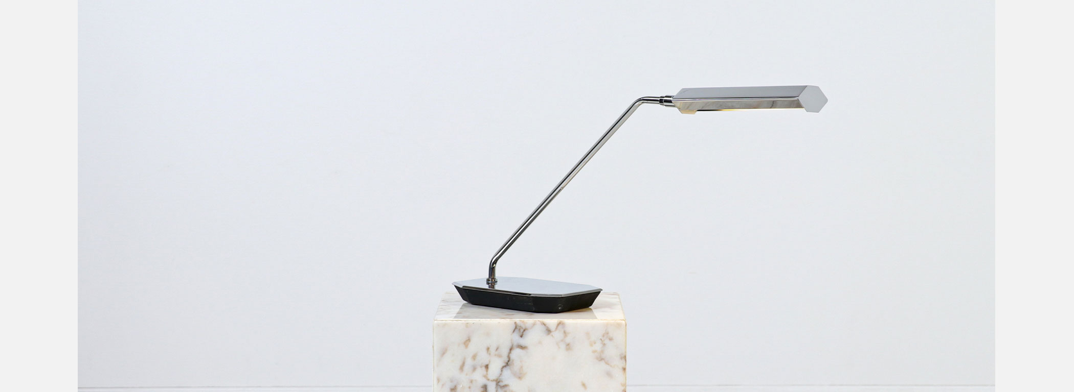 Mid-Century Modern Chrome Table Lamp by Koch & Lowy Image