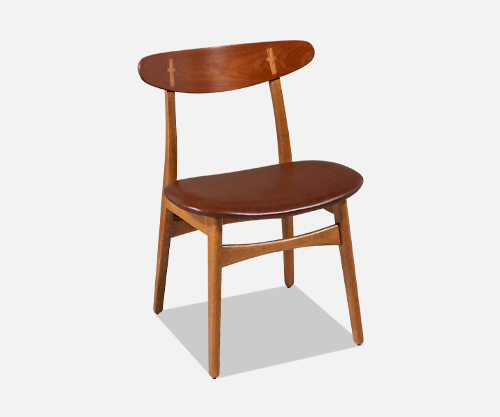 Hans Wegner CH-30 Teak & Leather Chair Carl Hansen & Son