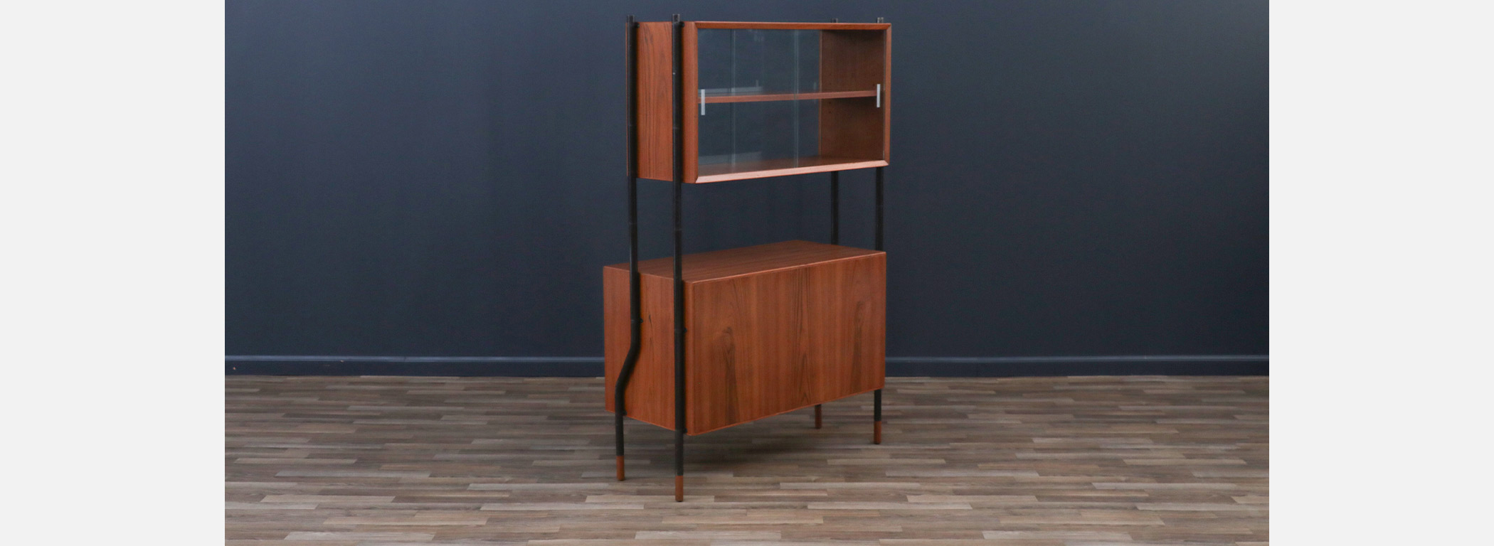 Danish Modern Free-Standing Bookcase by Lyby Mobler | Danish