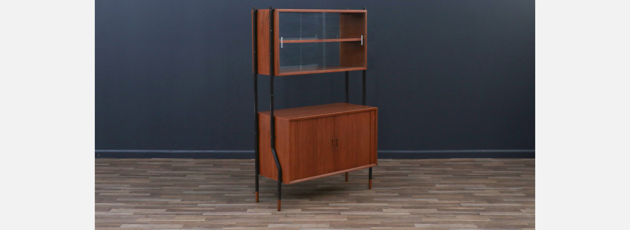 Danish Modern Free-Standing Bookcase by Lyby Mobler | Danish