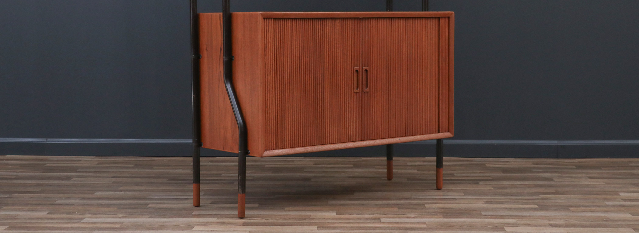 Danish Modern Free-Standing Bookcase by Lyby Mobler | Danish