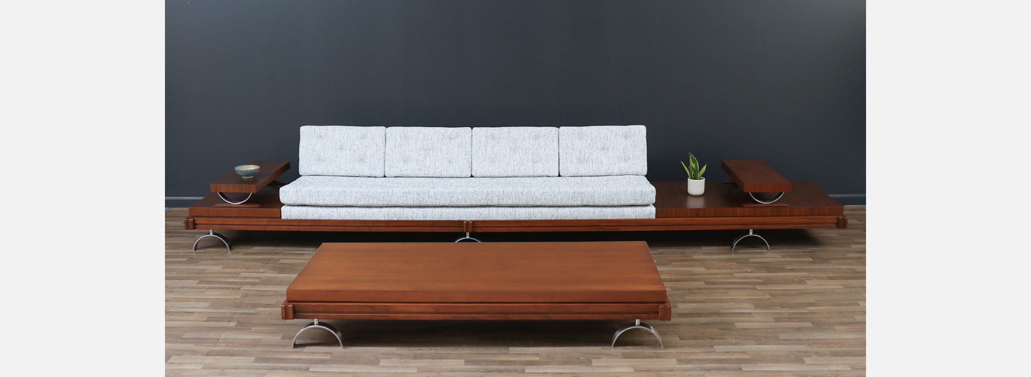 California Modern Sofa with Table Set by Martin Borenstein Image