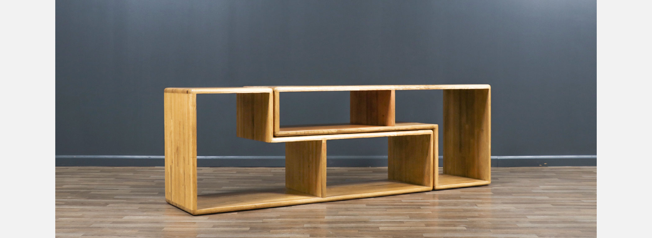 Mid-Century Modern Modular Credenza / Bookshelves System Image