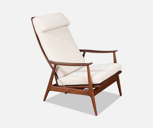 Milo Baughman Model-74 Reclining Lounge Chair for Thayer Coggin