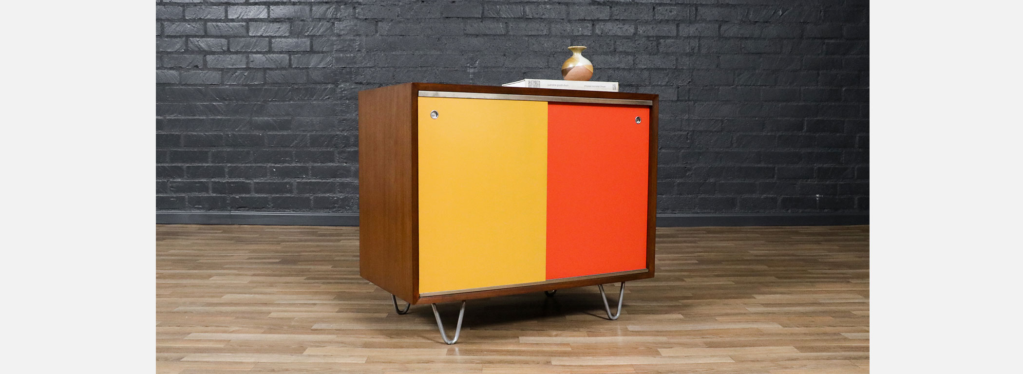 George Nelson Multi-Color Lacquered Cabinet for Herman Miller Image