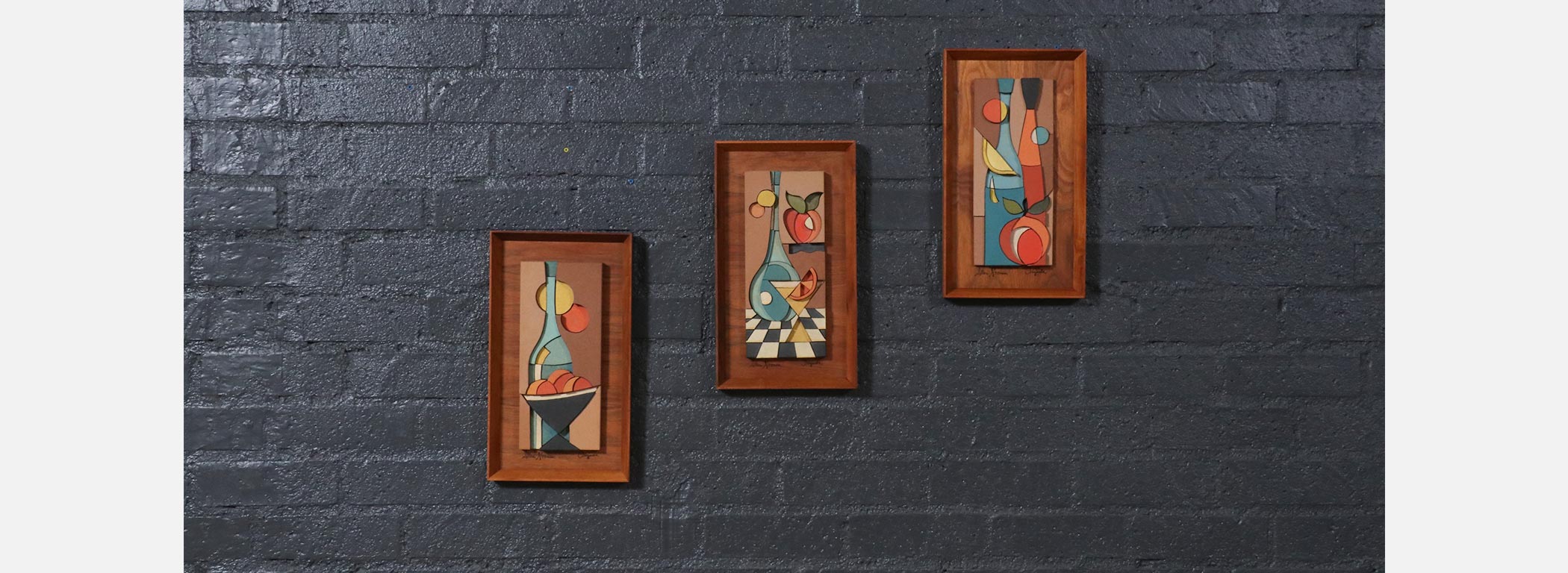 Californian Modern Abstract Wall Art Panels by Allan Noonan