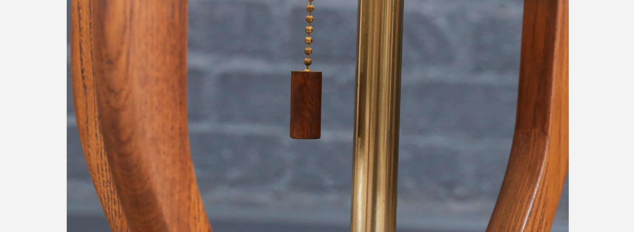 Mid-Century Modern Sculpted Floor Lamp by Roller Lamp Co
