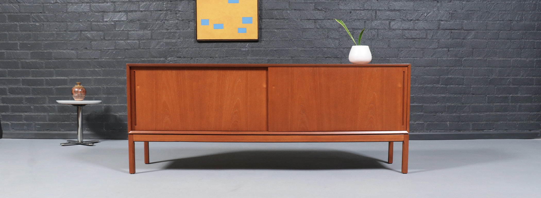 Danish Modern Teak Credenza by Aksel Kjersgaard Image