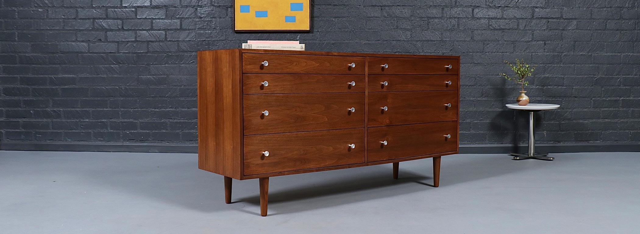 Walnut Dresser by Milo Baughman for Glenn of California Image