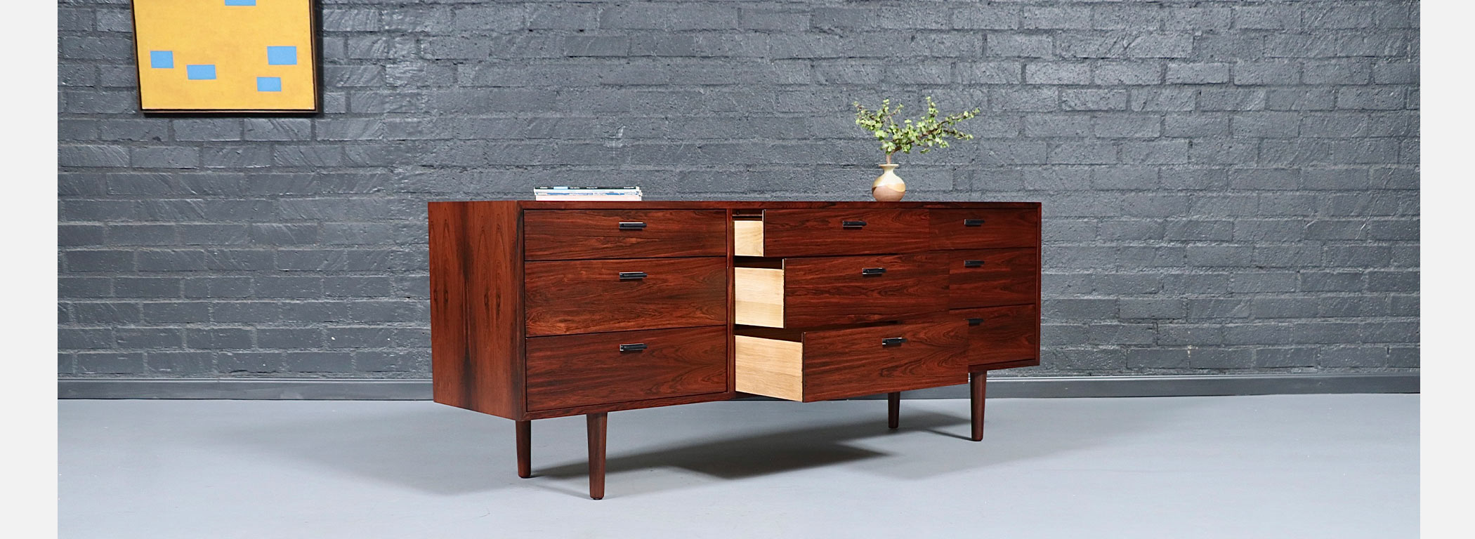 Jack Cartwright Brazilian Rosewood Dresser for Founders | Danish