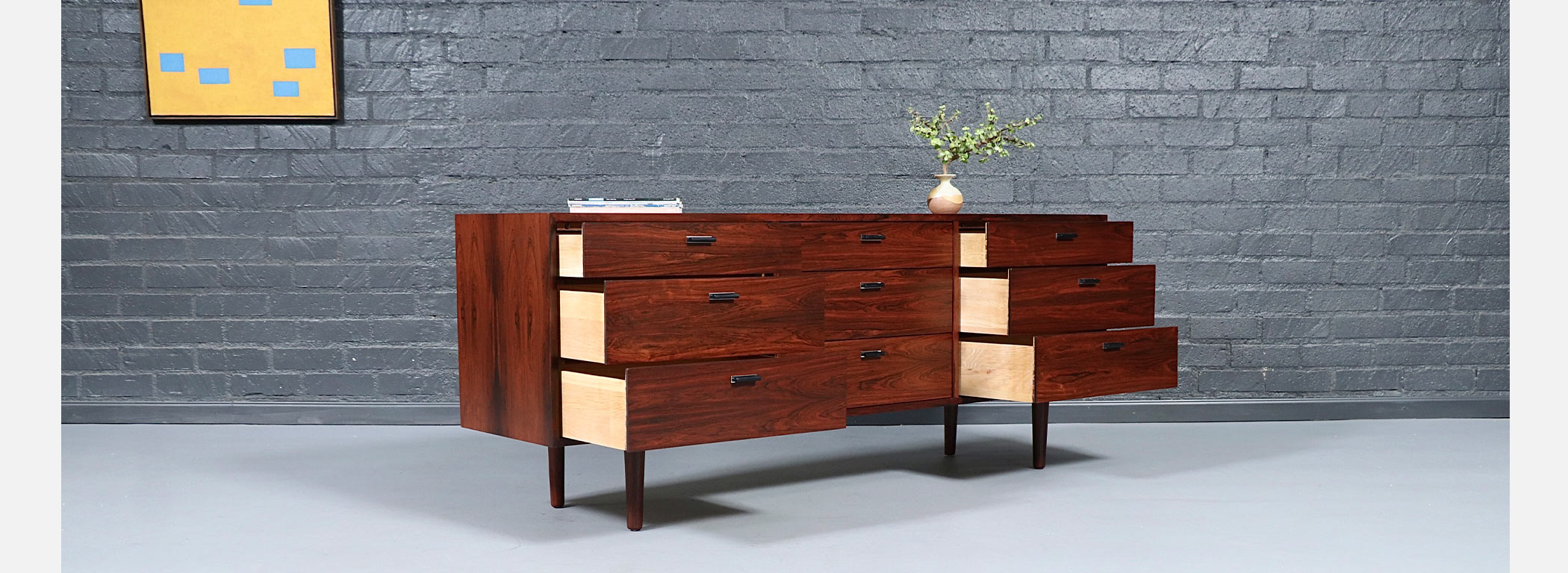 Jack Cartwright Brazilian Rosewood Dresser for Founders | Danish