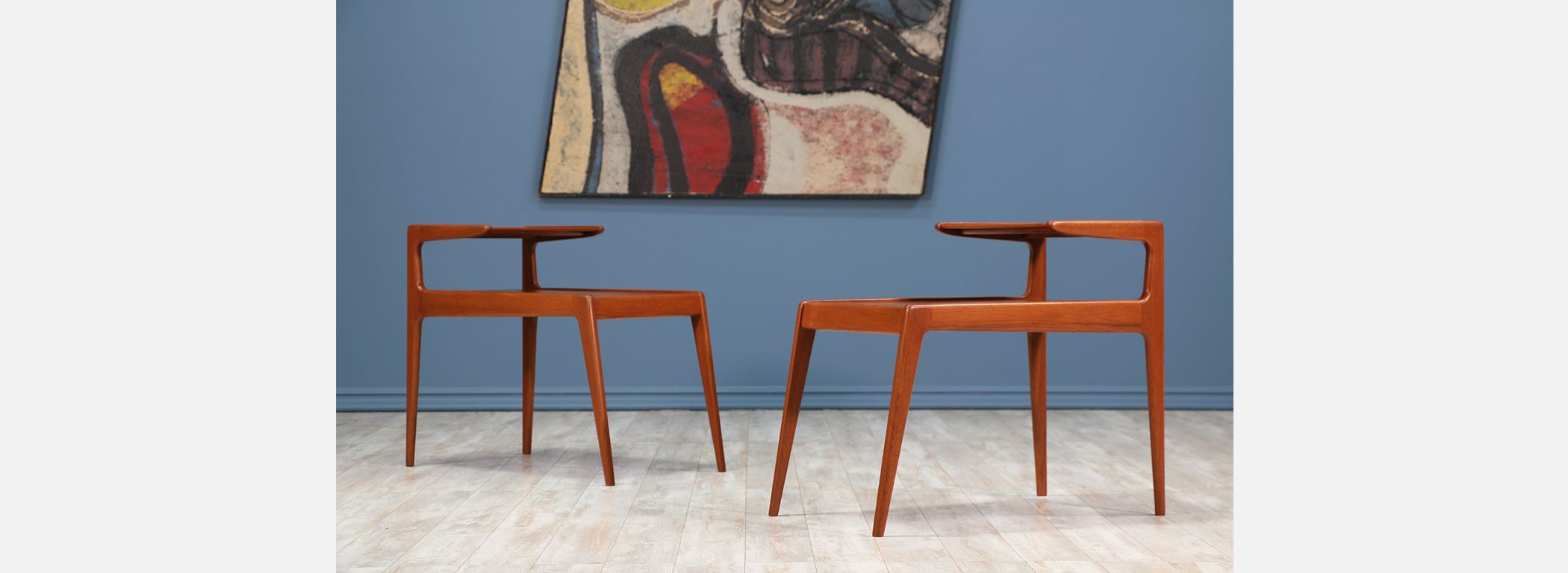 Kurt Østervig Teak Side Tables for Jason Møbler | Danish Modern L.A.