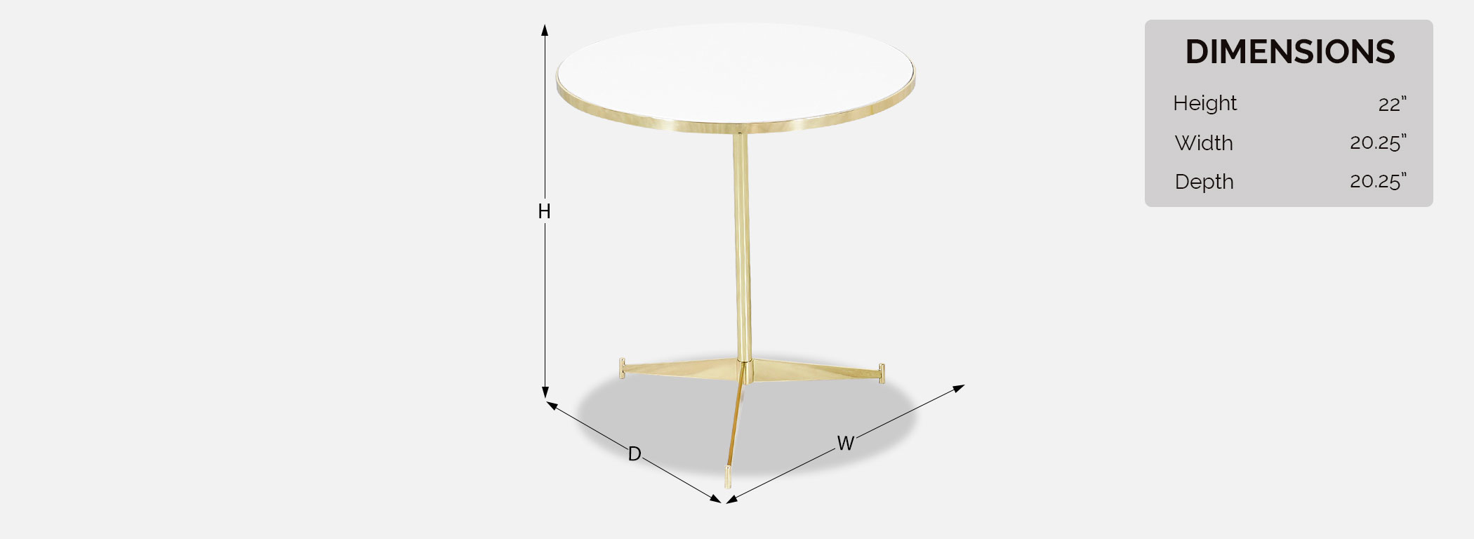 paul mccobb cigarette table Paul McCobb ”Cigarette” Brass Tripod Side Tables for Directional
