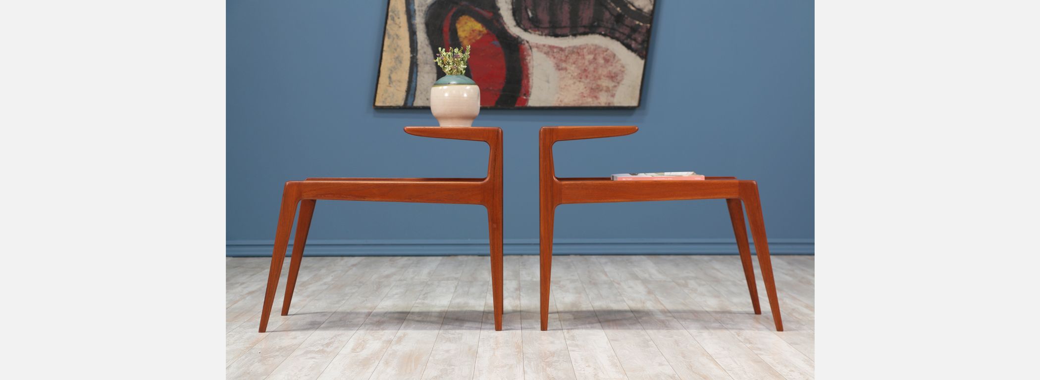 Kurt Østervig Teak Side Tables for Jason Møbler | Danish Modern L.A.