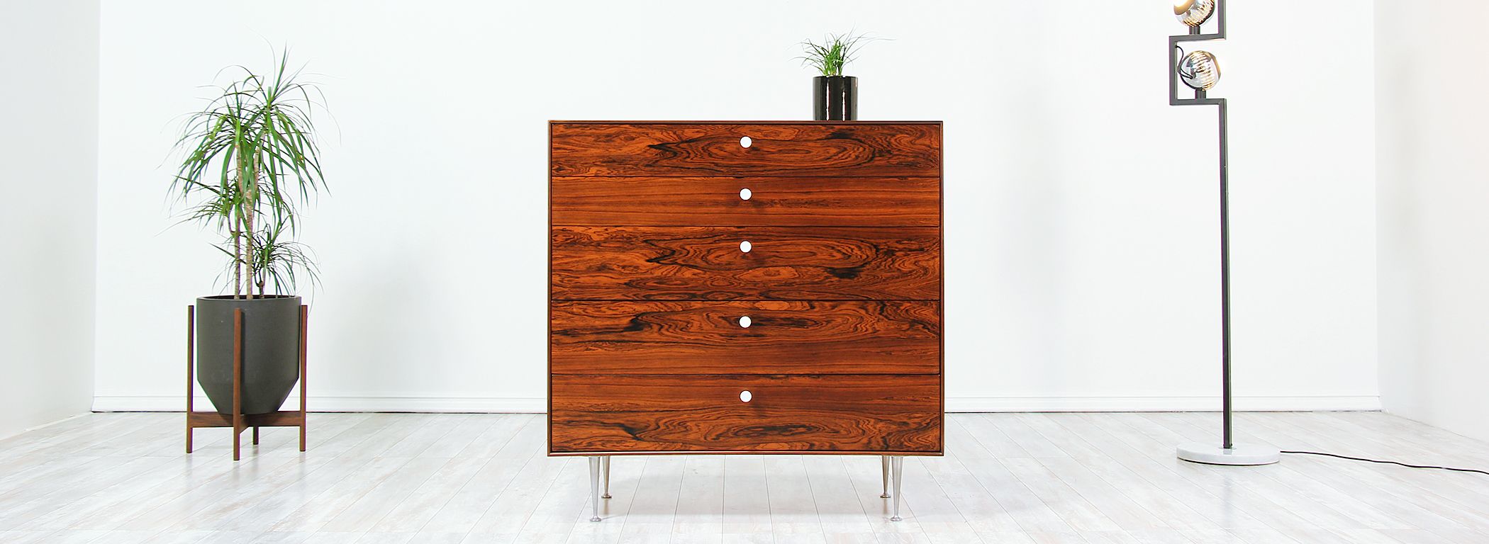 George Nelson `Thin Edge` Rosewood Chest of Drawers for Herman Miller Image