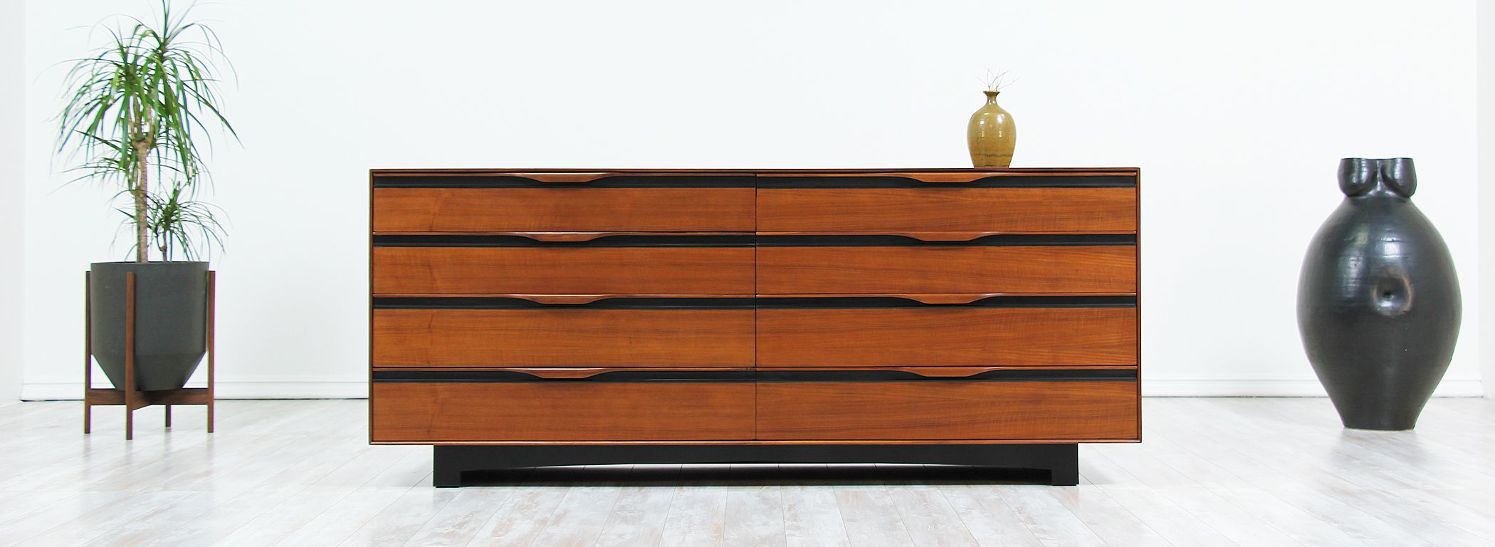 John Kapel Walnut Dresser for Glenn of California | Danish Modern L.A.