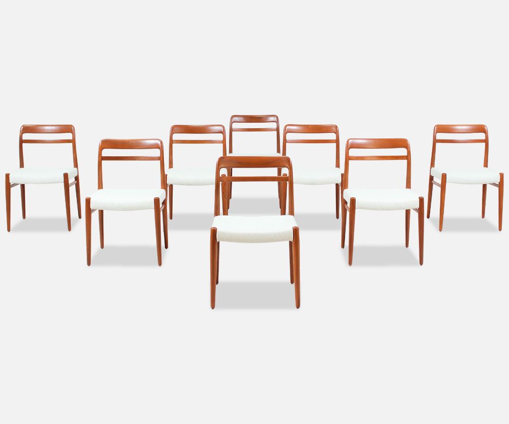 Alf Aarseth Model-145 Dining Chairs for Gustav Bahus & Eft