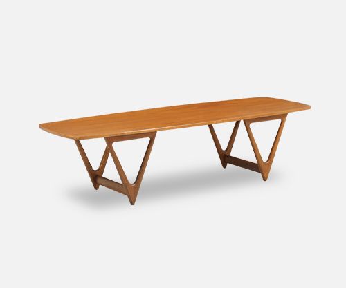 Kurt Østervig Surfboard Coffee Table for Jason Møbler | Danish
